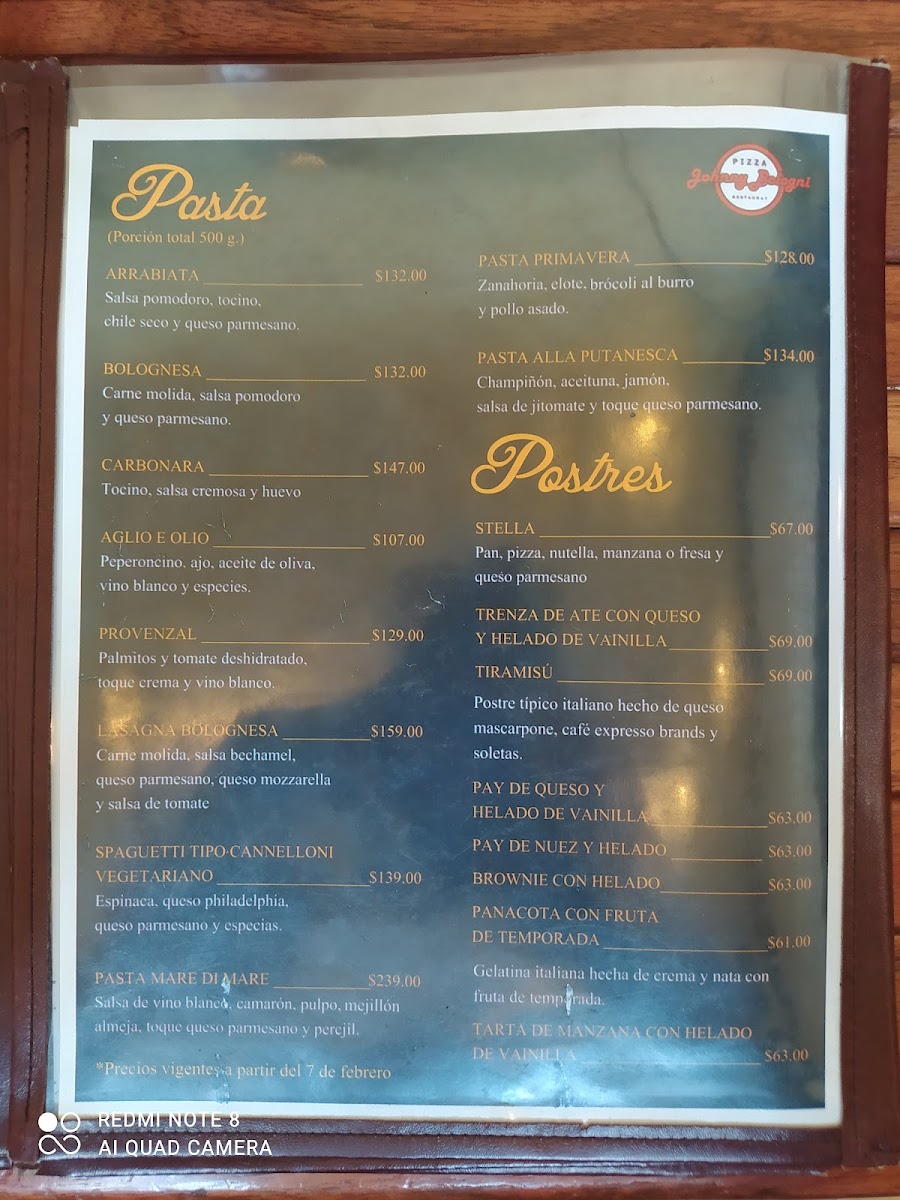 Johnny Bologni Menu - Image 6